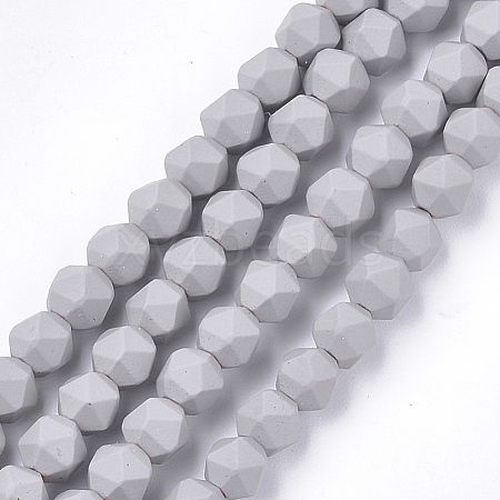 Spray Painted Non-magnetic Synthetic Hematite Beads G-T116-16-11-1