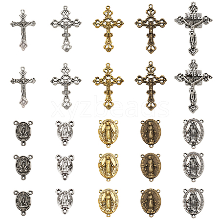 Tibetan Style Pendants and Tibetan Style Alloy Chandelier Components Links TIBEP-TA0002-28-1