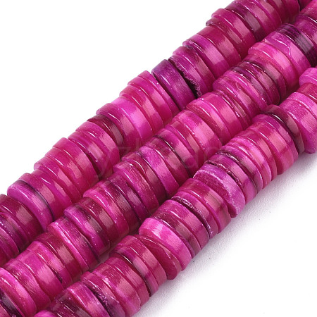 Natural Freshwater Shell Beads Strands BSHE-I016A-01E-1