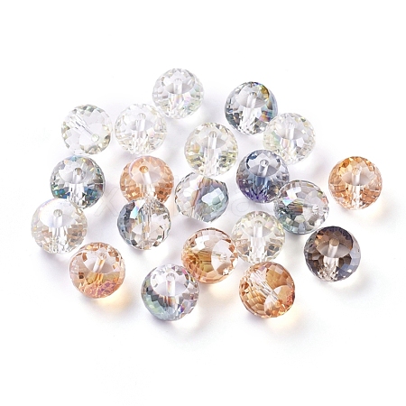 Electorplated Glass Beads EGLA-E003-M-1