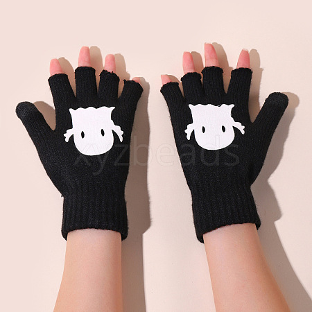 Cotton Knitting Fingerless Gloves COHT-PW0001-12A-1