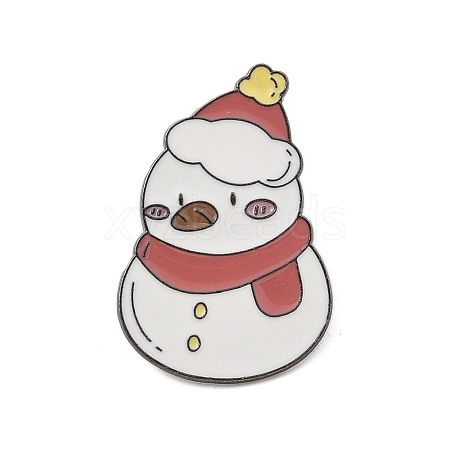 Christmas Theme Zinc Alloy Enamel Pin Brooch for Backpack Clothes JEWB-R003-02EB-05-1