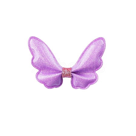 Glitter Butterfly Bowknot Alligator Hair Clips PW-WGD7FA4-01-1