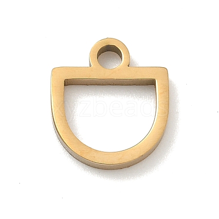 304 Stainless Steel Charms STAS-P433-13A-G-1