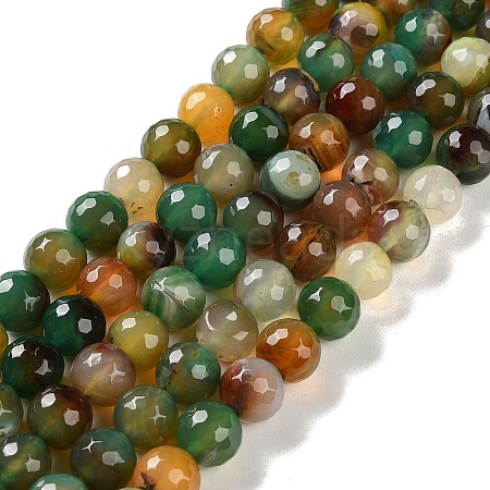 Natural Agate Beads Strands G-M437-B01-01B-1