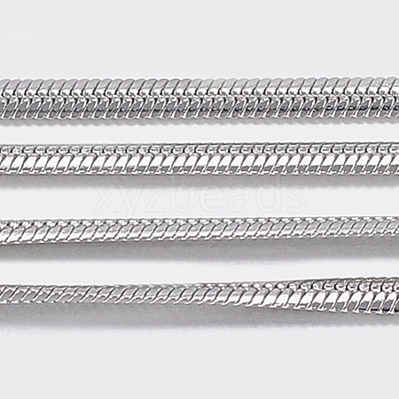 304 Stainless Steel Flat Snake Chains CHS-K007-10A-1