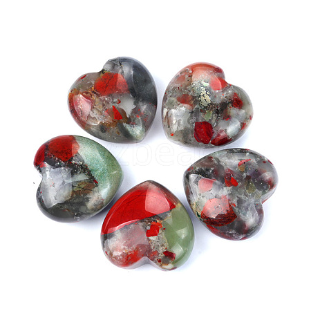 Natural Bloodstone Healing Stones PW-WGA91AE-15-1