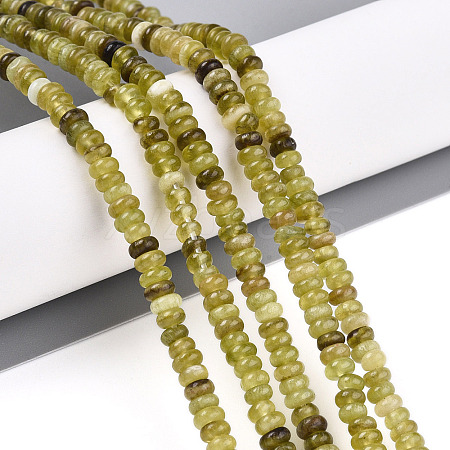 Natural Hetian Jade Beads Strands G-T140-80-1