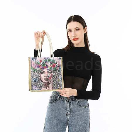 DIY Handbag Diamond Painting Kits DIAM-PW0001-138G-1