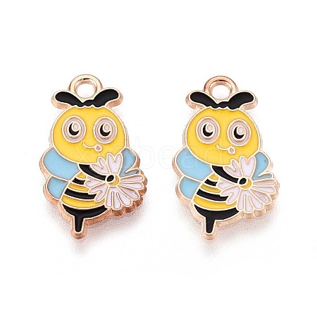 Alloy Enamel Pendants ENAM-T022-56C-1