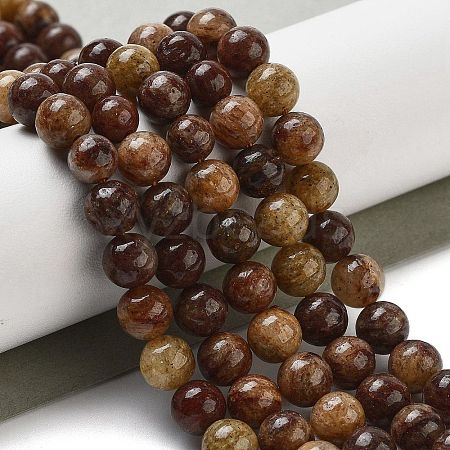 Natural Gemstone Beads Strands G-H045-A01-10MM-1