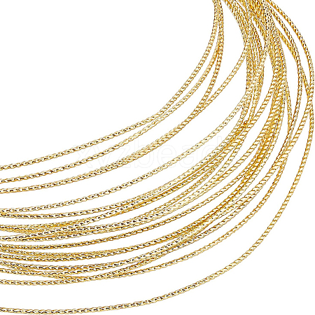 Textured Round Brass Spring Wire CWIR-WH0008-03A-1