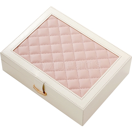 Imitation Leather Jewelry Boxes PW-WG4D98D-01-1