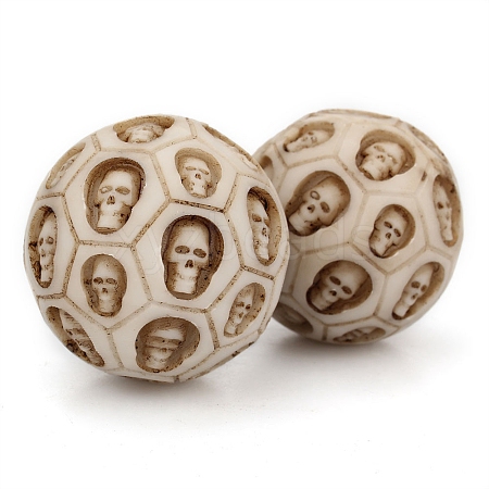 Skull Resin Massage Ball PW-WG49456-01-1