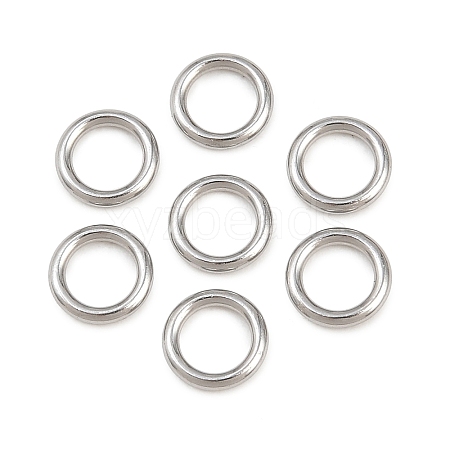 304 Stainless Steel Closed Jump Rings STAS-G393-06P-06-1