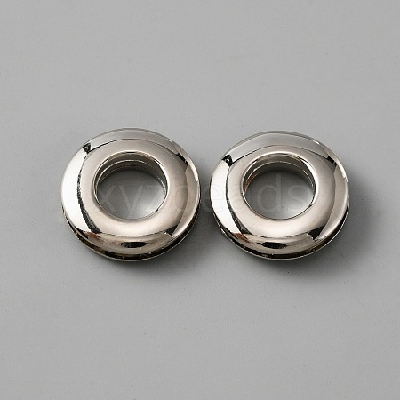 Alloy Grommet Eyelet Findings FIND-WH0145-25A-P-1