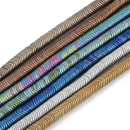 Electroplated Synthetic Non-magnetic Hematite Beads Strands G-H020-M01-A-1