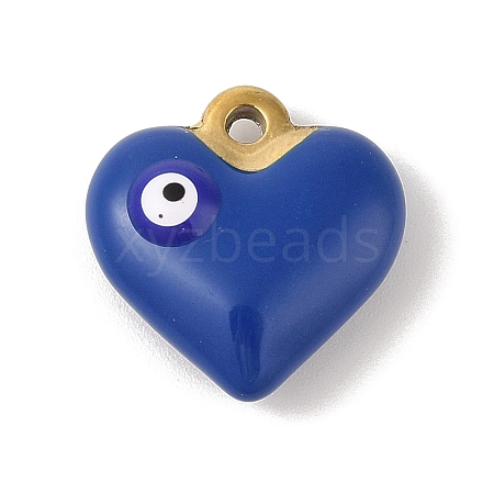 304 Stainless Steel Enamel Pendants LS-STAS-M071-02E-1