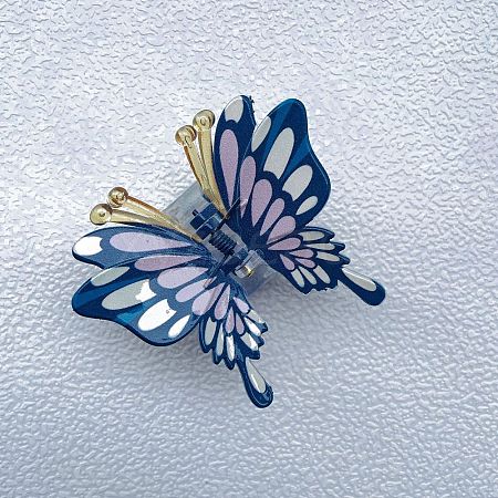 Butterfly Plastic Claw Hair Clips PW-WG4F491-02-1