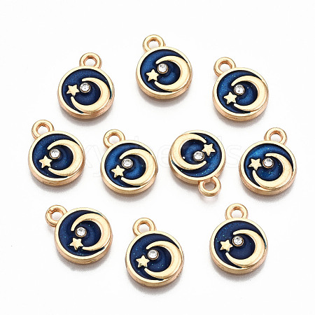 Alloy Enamel Charms ENAM-S126-008-RS-1