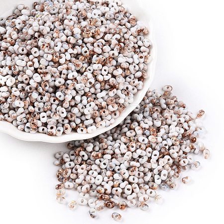 Baking Paint Glass Seed Beads SEED-C003-01L-1