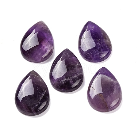 Natural Amethyst Cabochons G-B085-03B-04-1