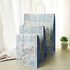 Butterfly Pattern Paper Gift Bags with Handles DIY-I030-03B-04-3