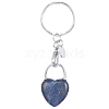 Natural Lapis Lazuli Keychain PW-WGCB953-09-1