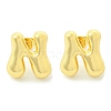 Rack Plating Brass Earrings EJEW-S222-01G-N-1