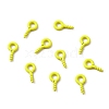 Stoving Varnish 100Pcs Iron Screw Eye Pin Peg Bails FIND-WH0036-29K-1