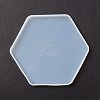 DIY Hexagon Shape Cup Mat Silicone Molds DIY-E036-01-2