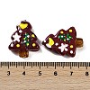 Christmas Theme Handmade Lampwork Beads LAMP-I027-07R-3