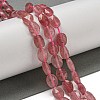 Natural Strawberry Quartz Beads Strands G-P544-D09-01-2