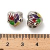 Alloy Enamel European Beads FIND-Q115-07P-3