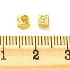 Rack Plating Brass Cord Ends KK-G501-08G-3