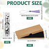 Stainless Steel Bookmarks AJEW-UN0001-81E-2