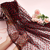 Polyester Mesh Lace Fabric DIY-WH0504-330D-3