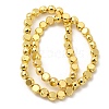 Electroplate Glass Beads Strands EGLA-F166-04B-3