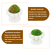 GOMAKERER 8Pcs 4 Styles Resin Simulated Flower Bed AJEW-GO0001-71-3