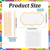 1 Set Paper Blackboard Cake Toppers AJEW-SC0003-84A-2