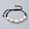 Braided Bead Bracelets BJEW-JB04820-01-1