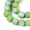 Frosted Opaque Glass Beads Strands LS-GLAA-T032-P8mm-MBB06-3