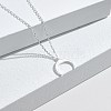 925 Sterling Silver Pendant Necklaces NJEW-BB44290-3