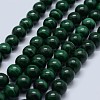 Natural Malachite Beads Strands G-F571-27A2-12mm-1