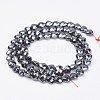 Non-magnetic Synthetic Hematite Beads Strands G-F396-23-6x3mm-2
