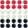 Rubberized Style Imitated Silicone Acrylic Beads MACR-PA0001-06C-05-6