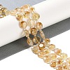 Natural Citrine Beads Strands G-N342-10-2