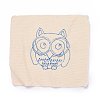 Owl Punch Embroidery Supplies Kit DIY-H155-02-3