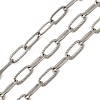 304 Stainless Steel Textured Cable Chains CHS-B015-08P-1