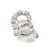 Brass Micro Pave Cubic Zirconia Pendants KK-Q097-05B-P-2